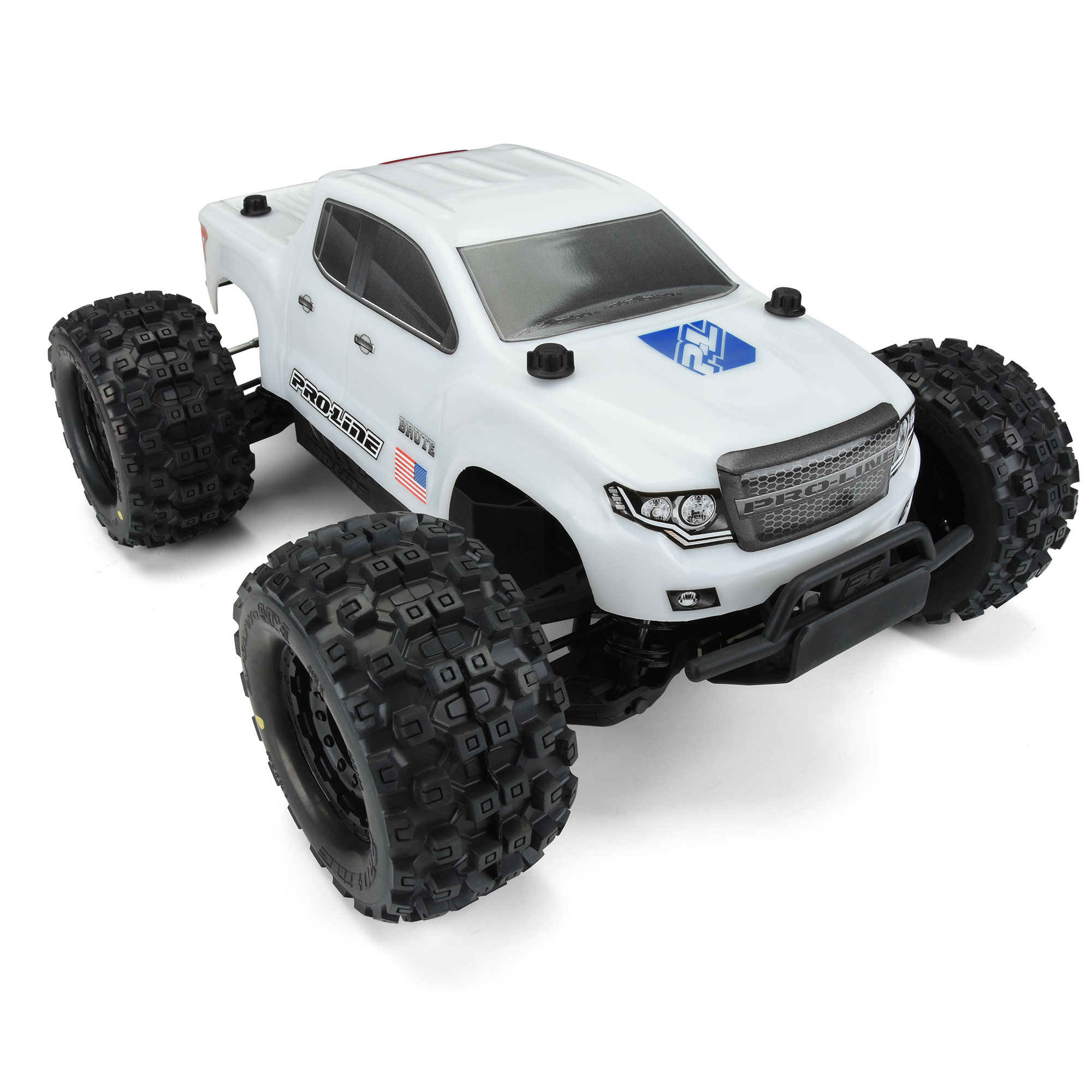 1/10 Pre-Cut Brute Bash Armor White Body: Stampede 4x4