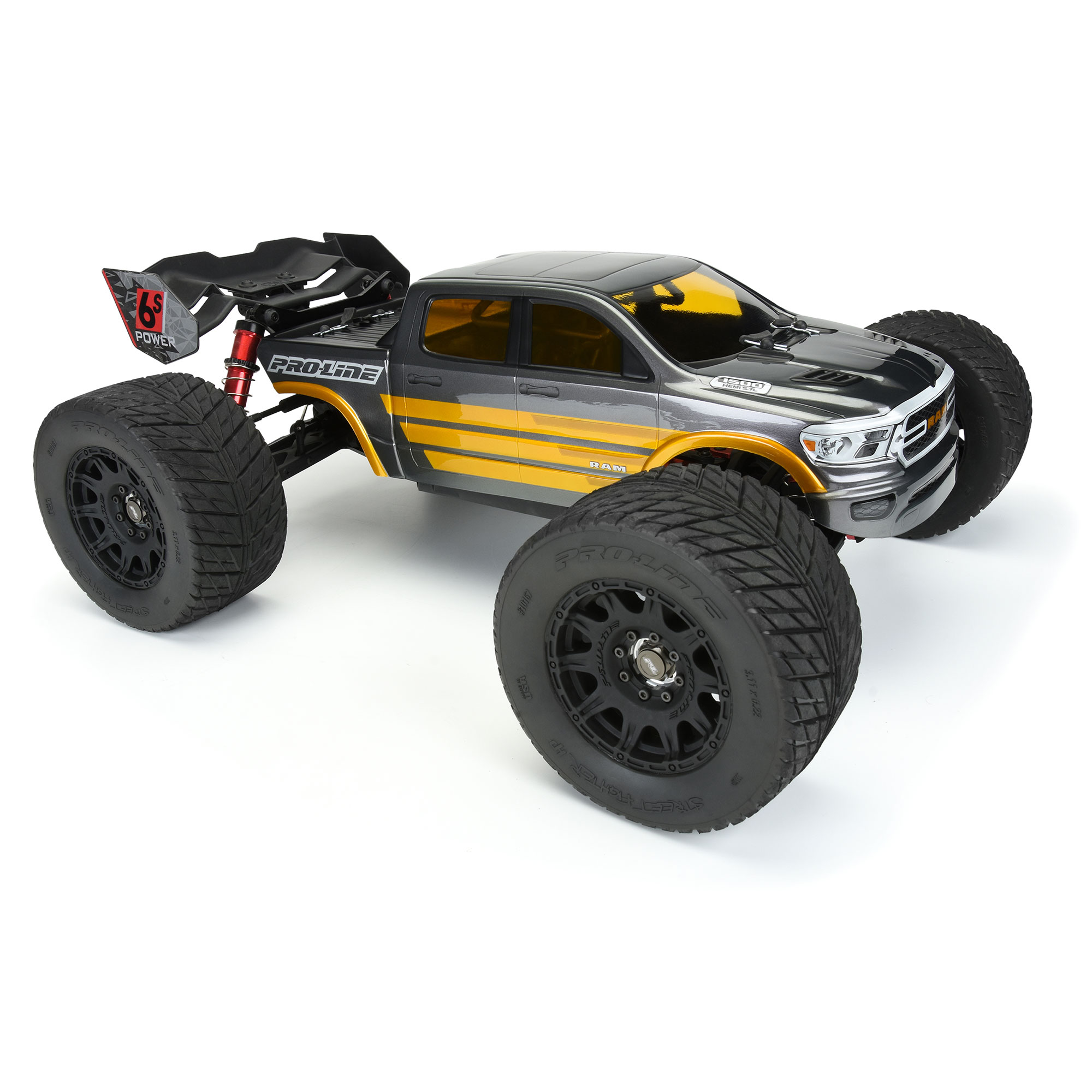 1/8 Pre-Cut 2020 Ram Rebel 1500 Clear Body: ARRMA Kraton 6S