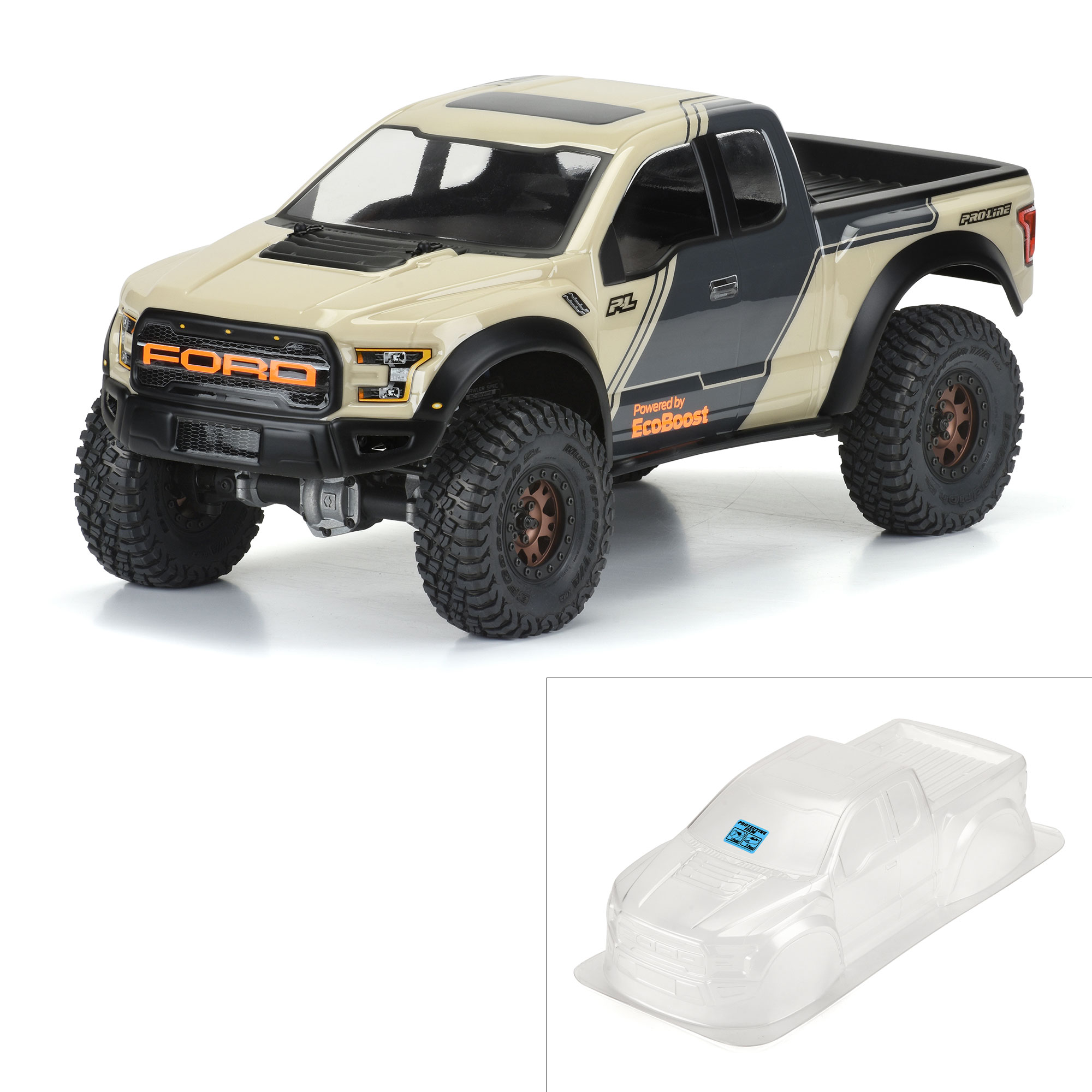 Pro-Line 2017 Ford F-150 Raptor Body (Clear) (TRX-4