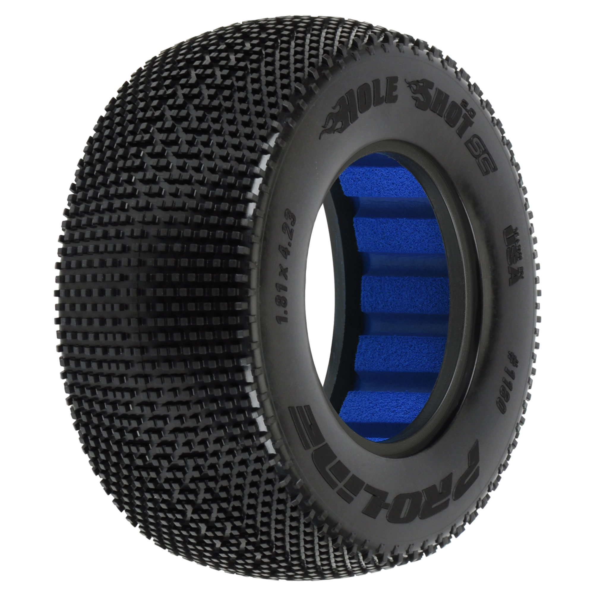 Amazon.com: Pro-line Racing Hole Shot Tires MTD White Mini-T 2.0 F/R  PRO1017713 Small : Toys & Games