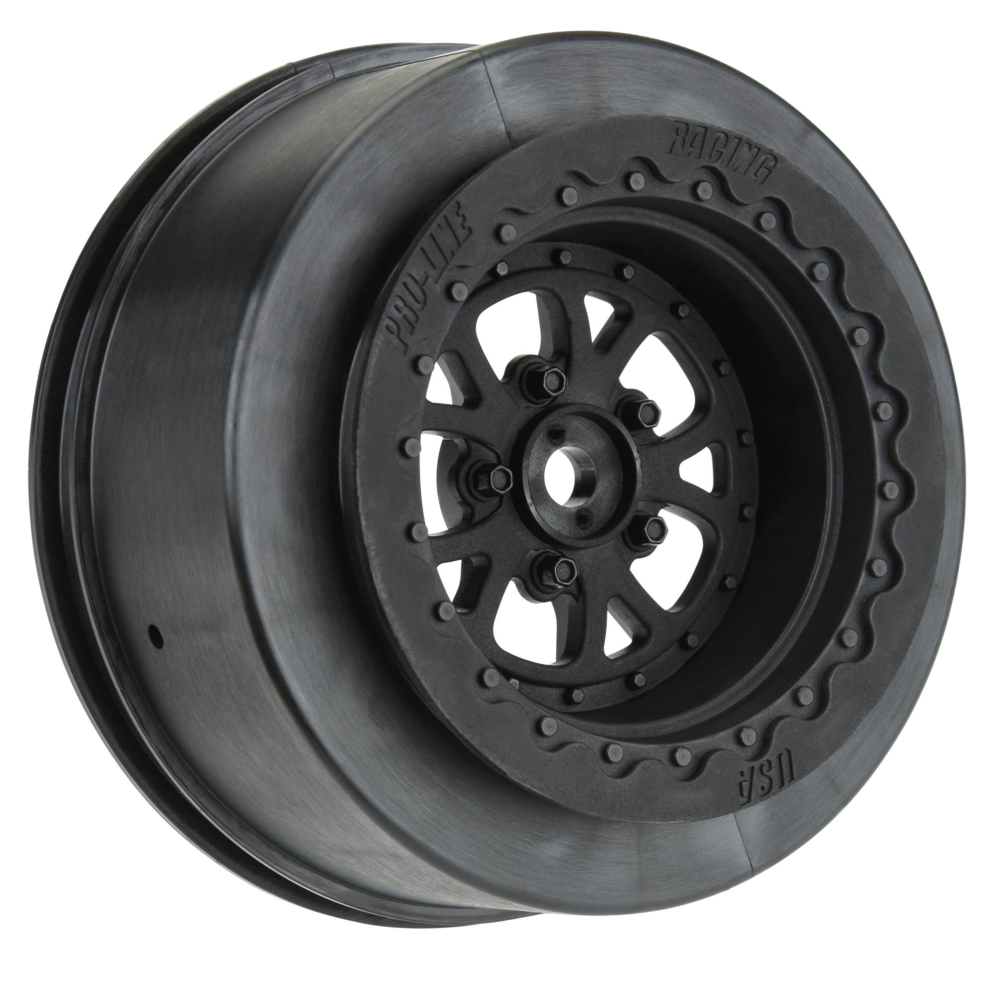 1/10 Pomona Drag Spec Rear 2.2"/3.0" 12mm Drag Wheels (2) Black