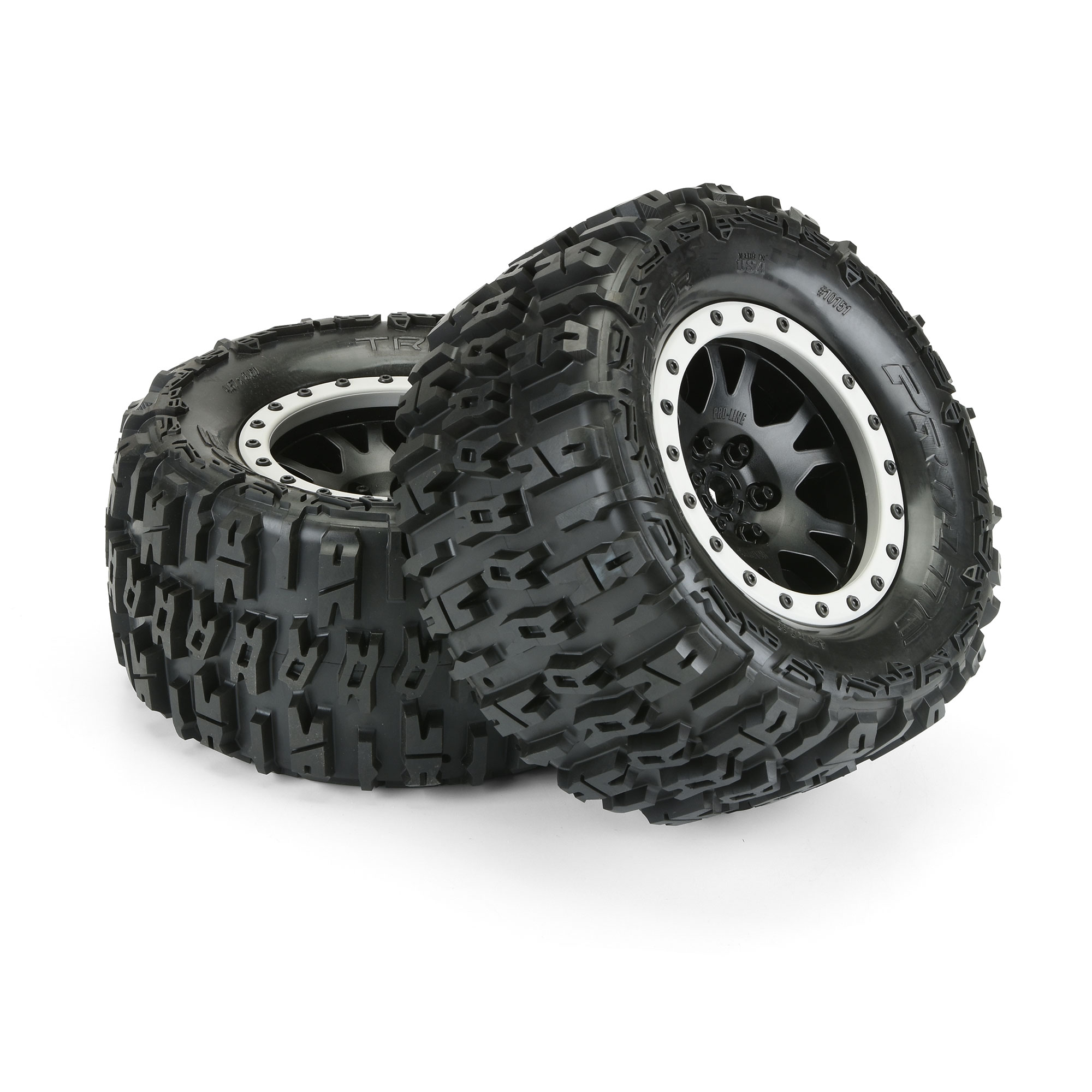 1/5 トレンチャー プロロック F/R 4.3" X-MAXX MTD 24mm ブラック/グレー インパルス (2)