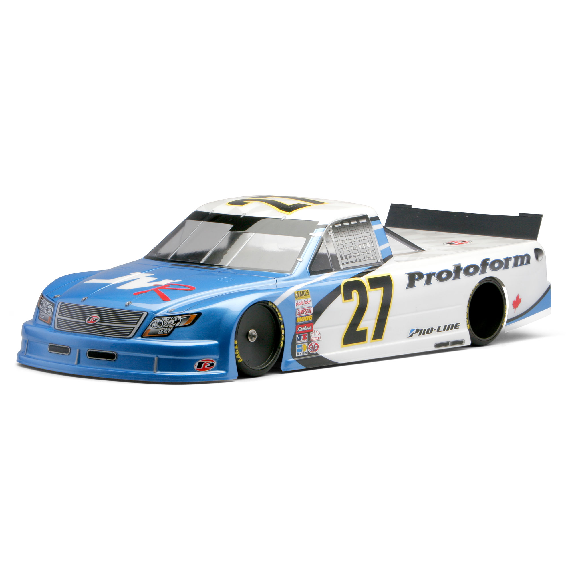 1/10 ORT Truck Clear Body: Oval