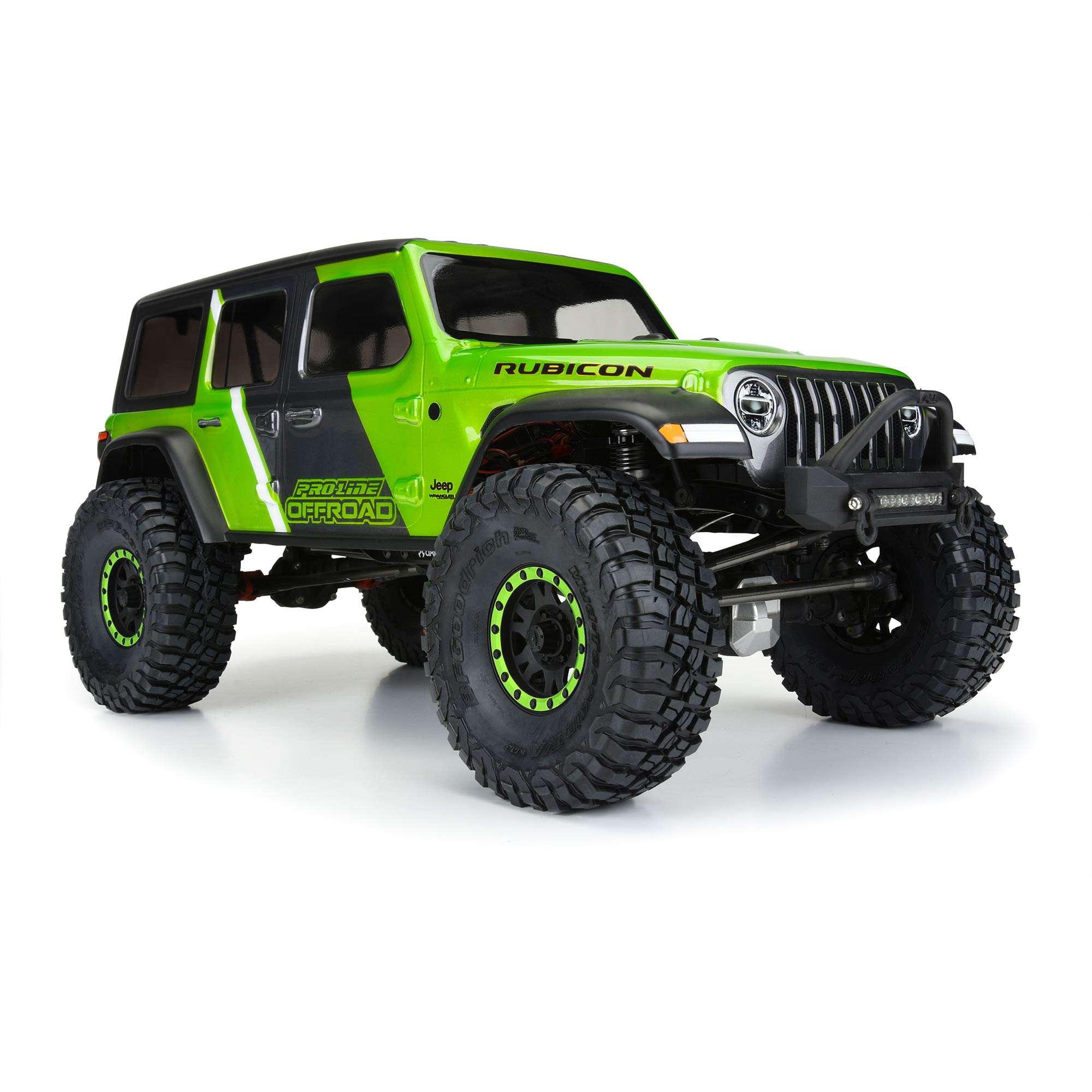 1/10 Jeep Wrangler JL Unlimitd Rubcn Clr Bdy 12.3" (313mm) WB Crwlrs