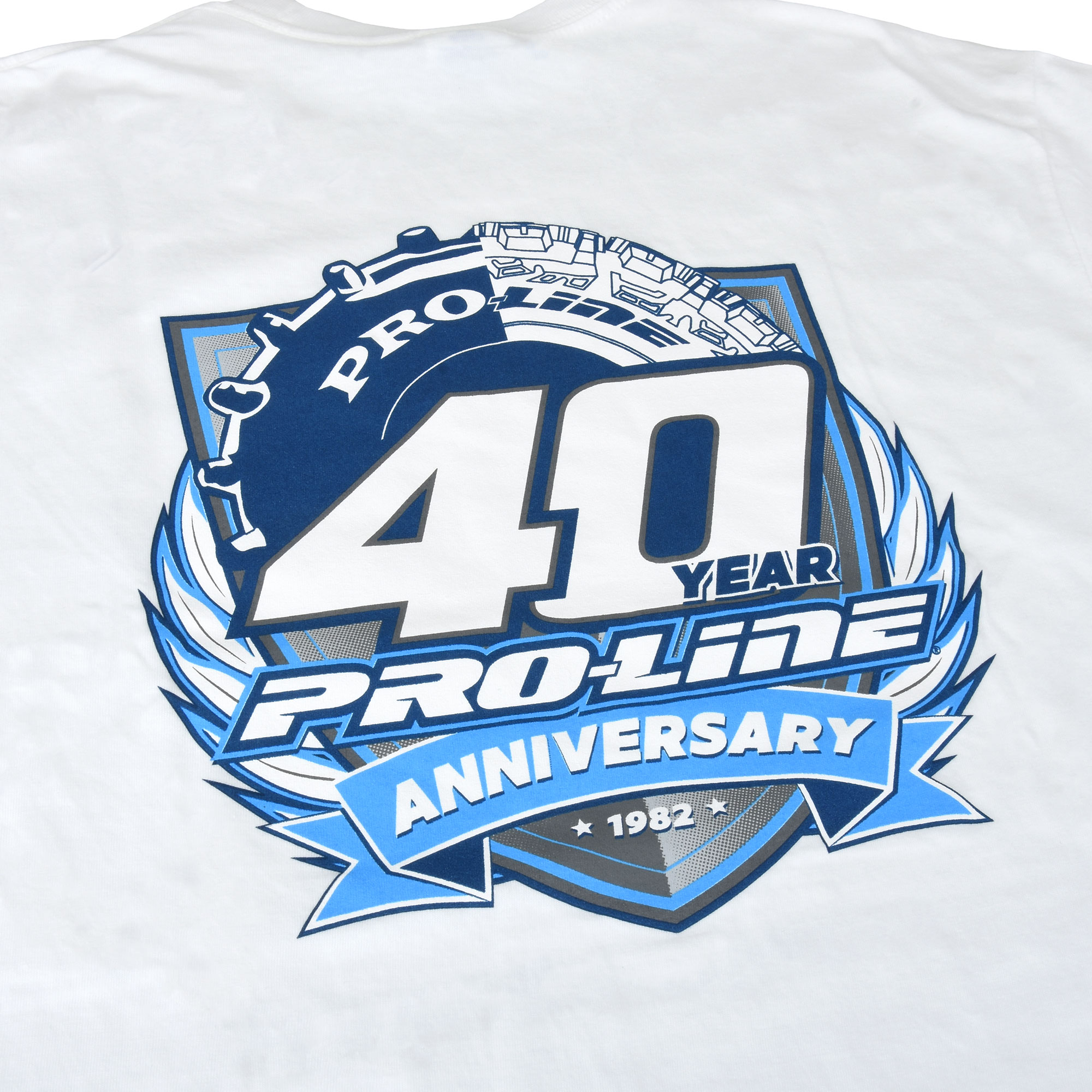 Pro-Line 40th Anniversary White T-Shirt - XXL