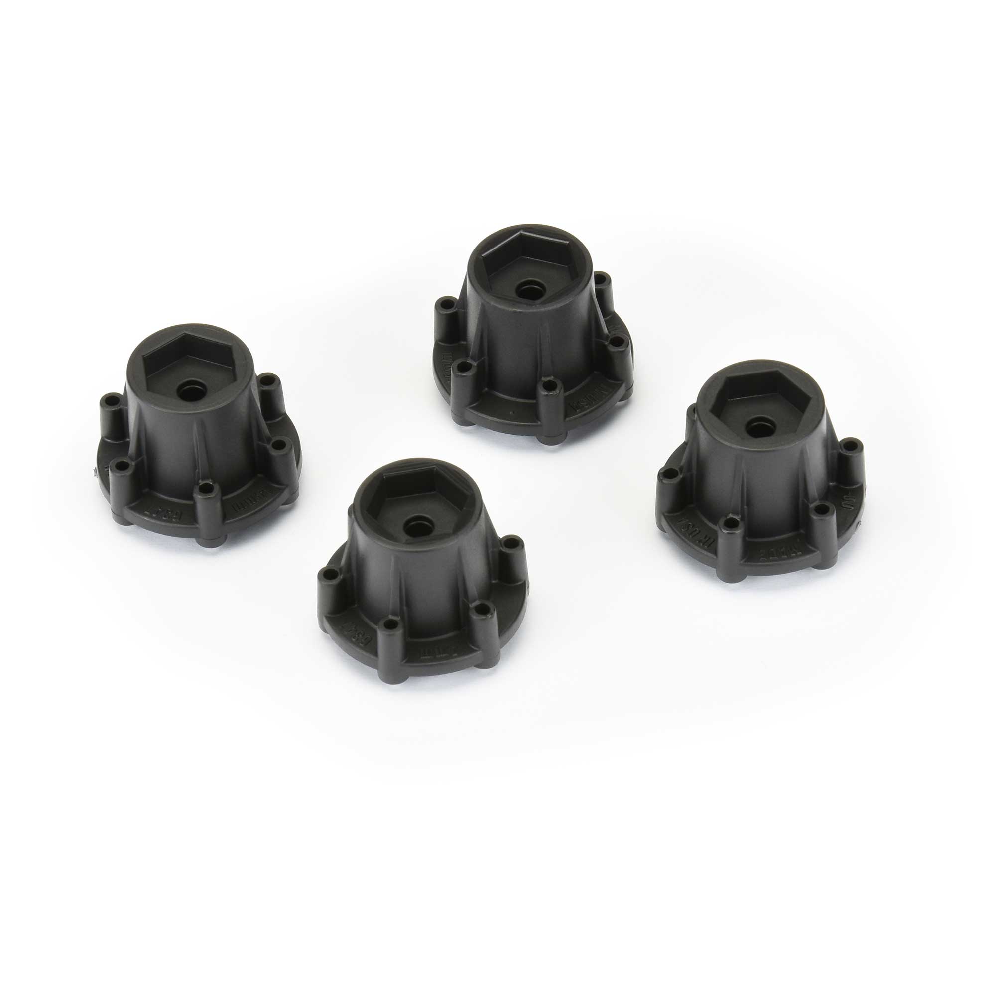 4 RC Adapters 14mm to 17mm Hex Wheels for 6mm Axle FSEN 