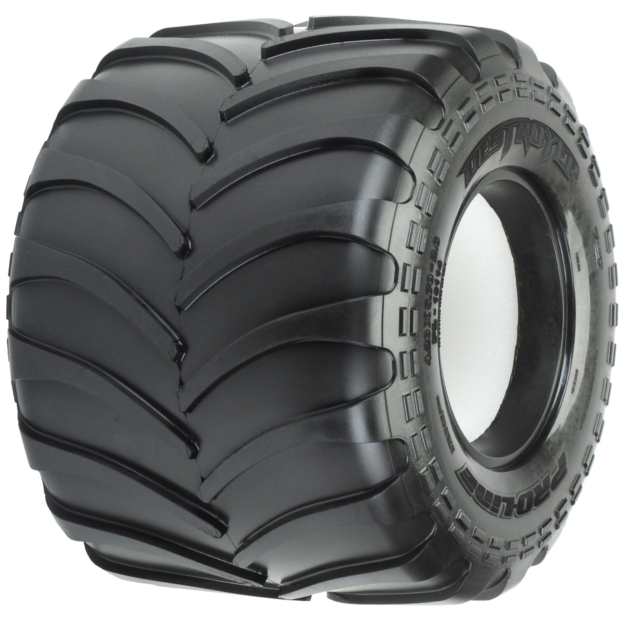 Pro Line Racing 1 10 Destroyer M3 Front Rear 2.6 All Terrain Clod Buster Tires 2 Pro Line