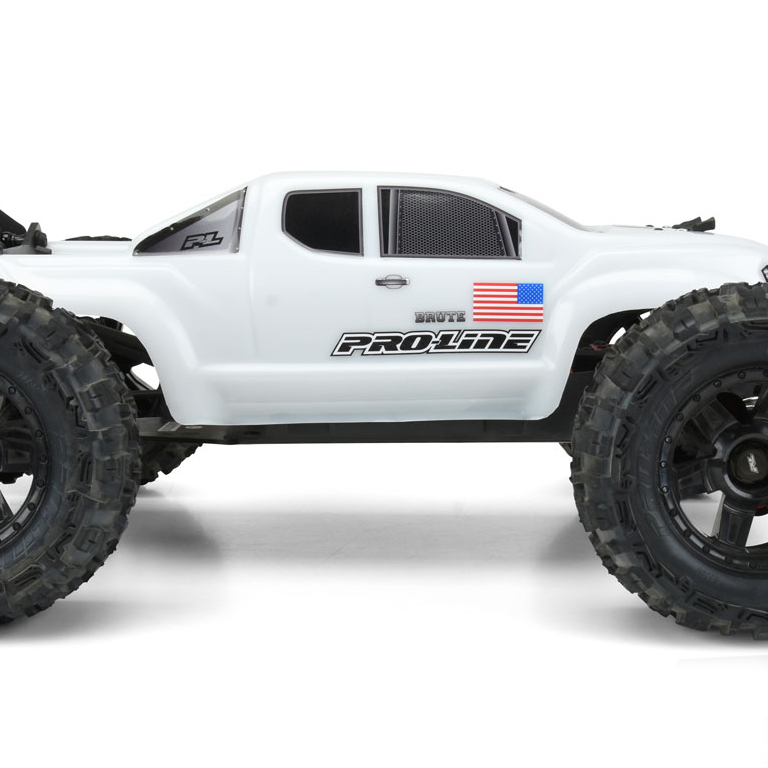 1/8 Pre-Cut Brute Bash Armor White Body: ARRMA Kraton 6S
