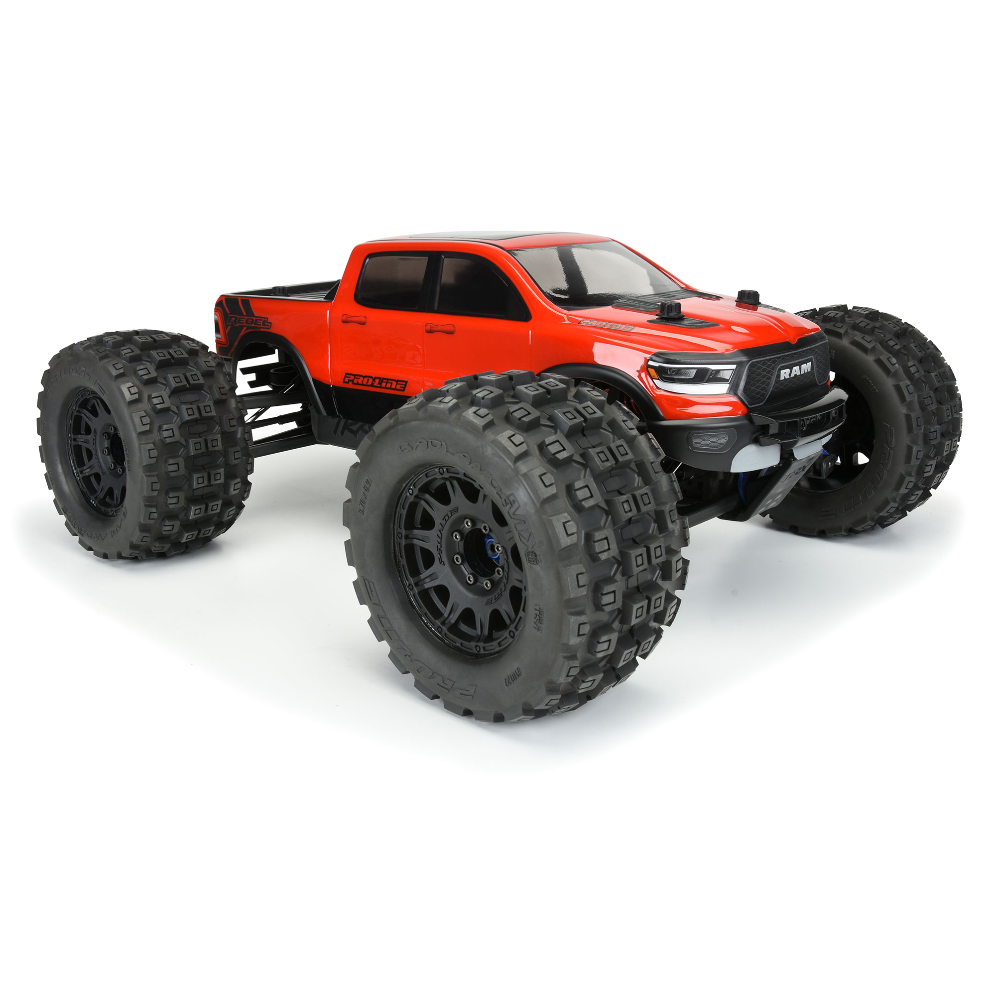 1/8 Pre-Cut 2020 Ram Rebel 1500 Clear Body: E-REVO 2.0