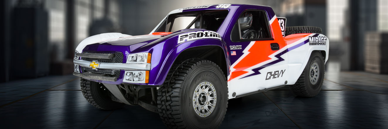 Chevy Silverado Clear Body for Unlimited Desert Racer