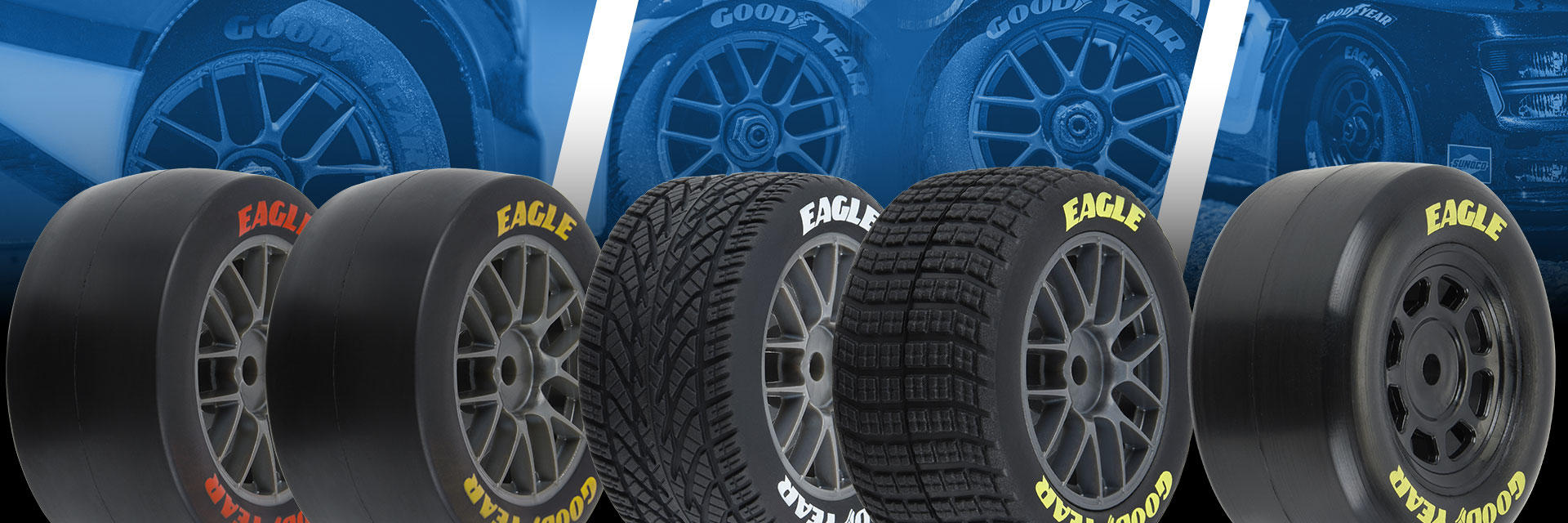 Shop Performance NASCAR® Slicks, Wet and Dirt Tires for Losi® NASCAR® Racecar
