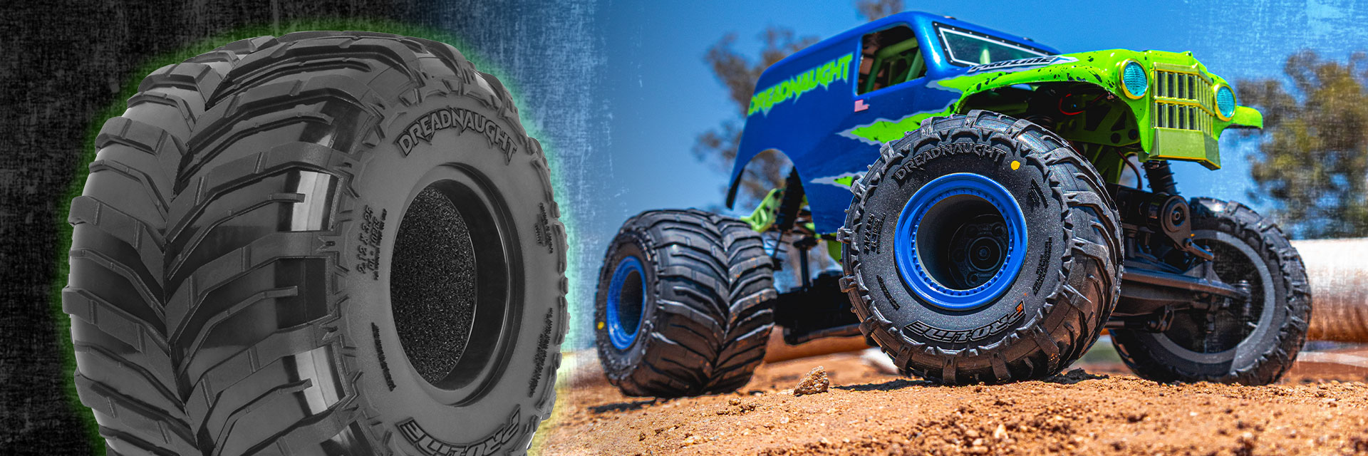 Shop Dreadnaught All Terrain Tires for Losi® Mini LMT, Front or Rear