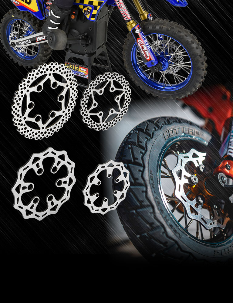 Shop Pro-Line Euro and YZ Style Steel Front/Rear Brake Rotor Set for Losi® Promoto-MX/SM
