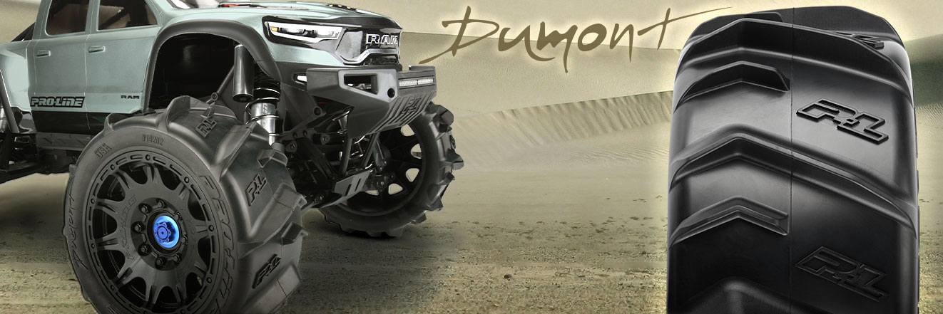 Dumont Paddle Sand/Snow Tires Mounted on Raid 5.7 Black Wheels