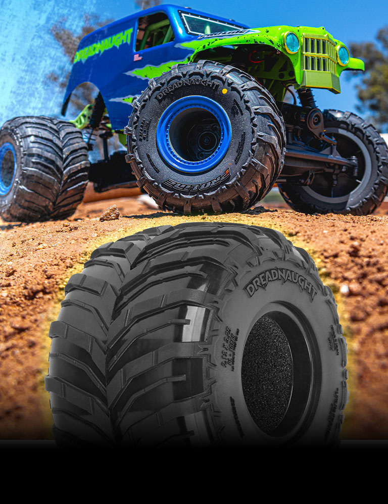 Shop Dreadnaught All Terrain Tires for Losi® Mini LMT, Front or Rear