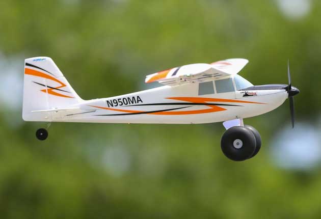 E-Flite UMX Timber E-Flite UMX Timber has a nominal dihedral for stable flight.